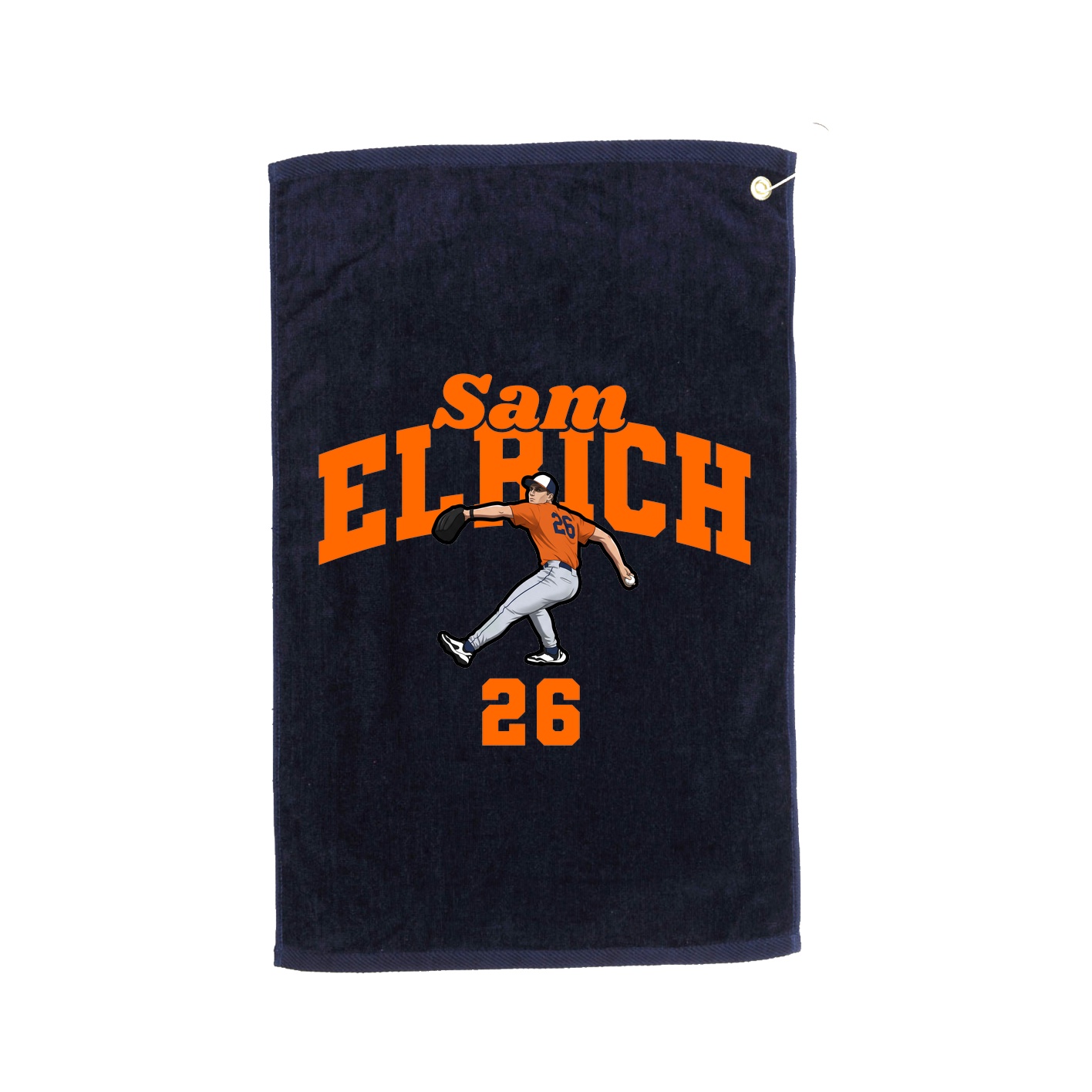 Golf Towel — Signature Arch in Navy