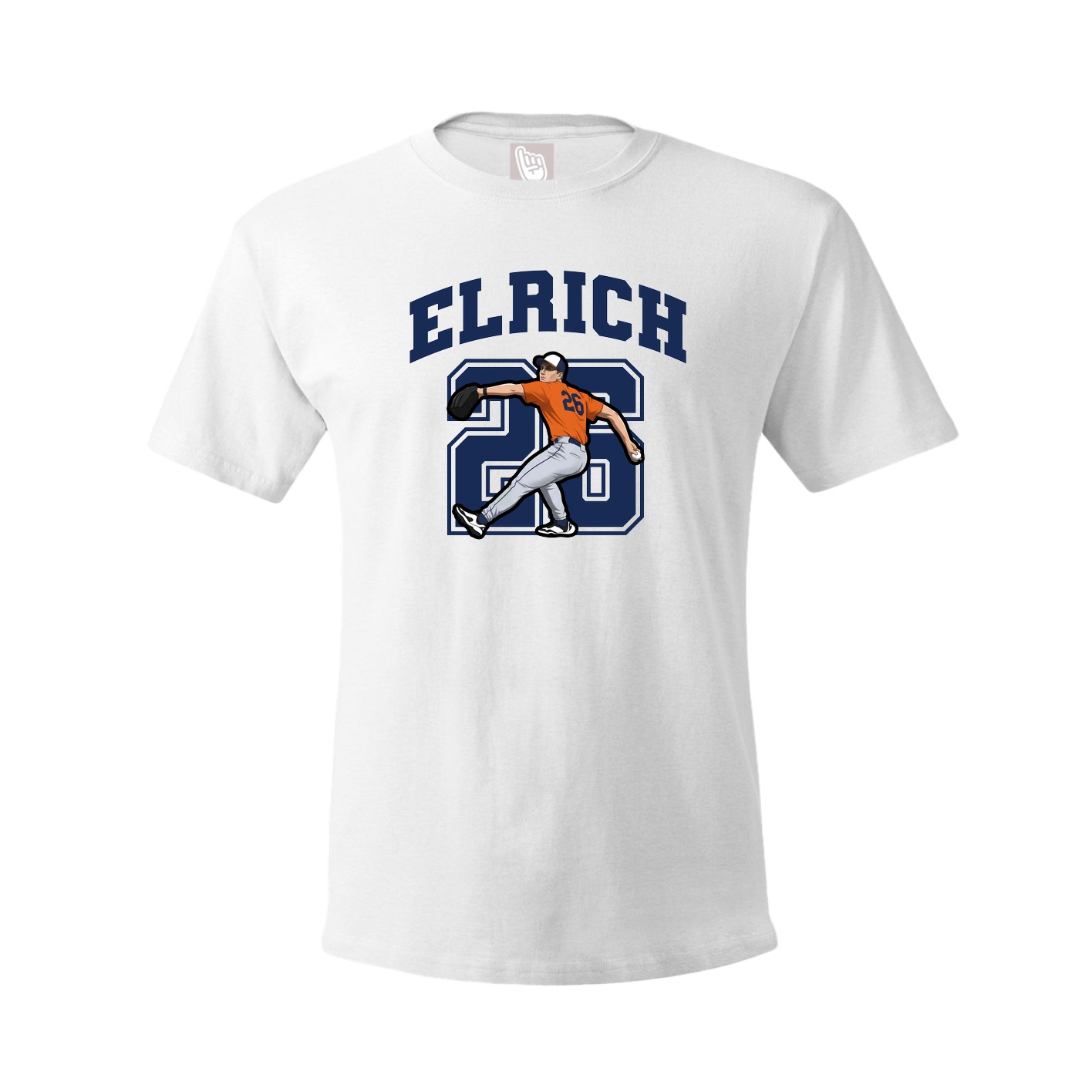 Tee — Number in White