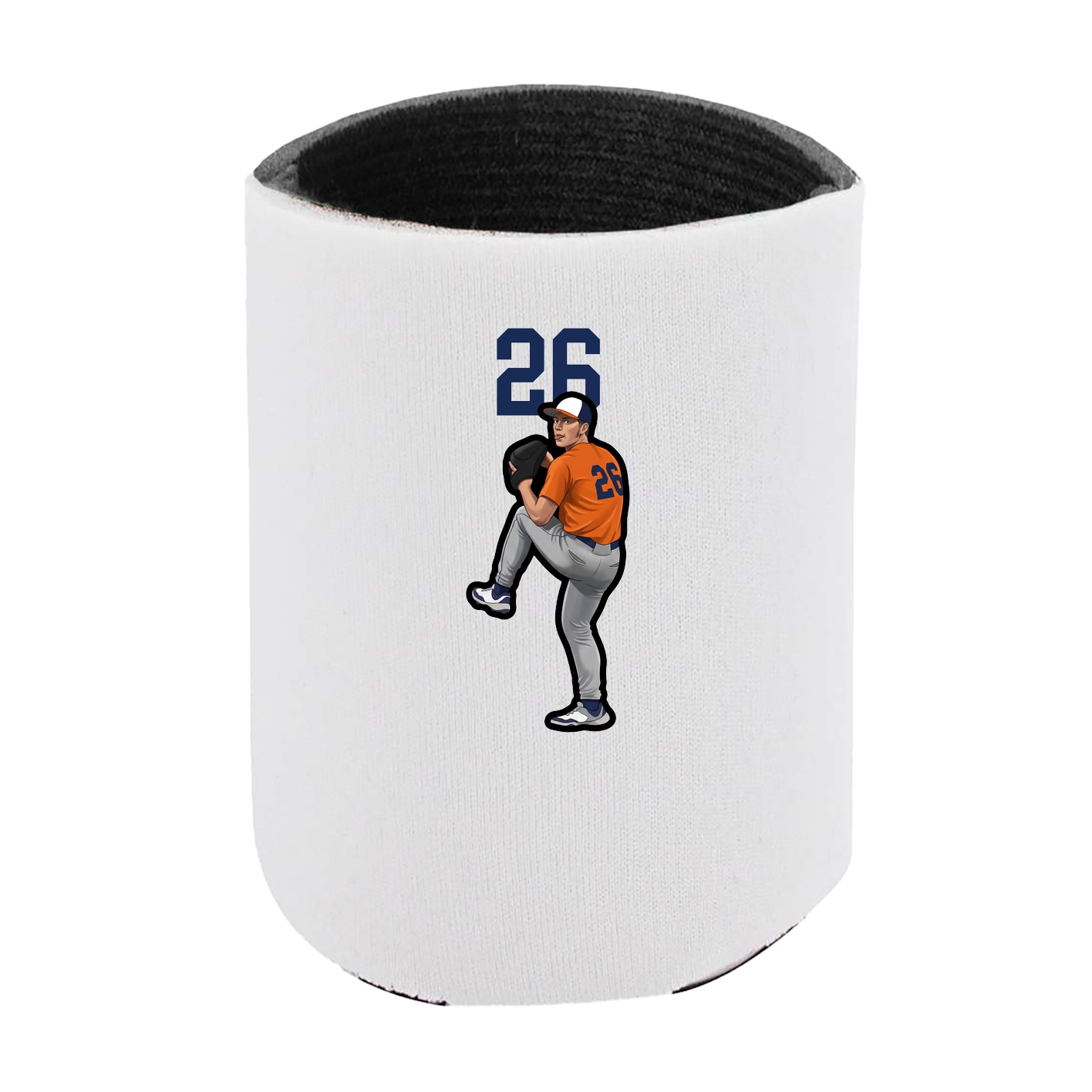 Can Holder — Number Top in White