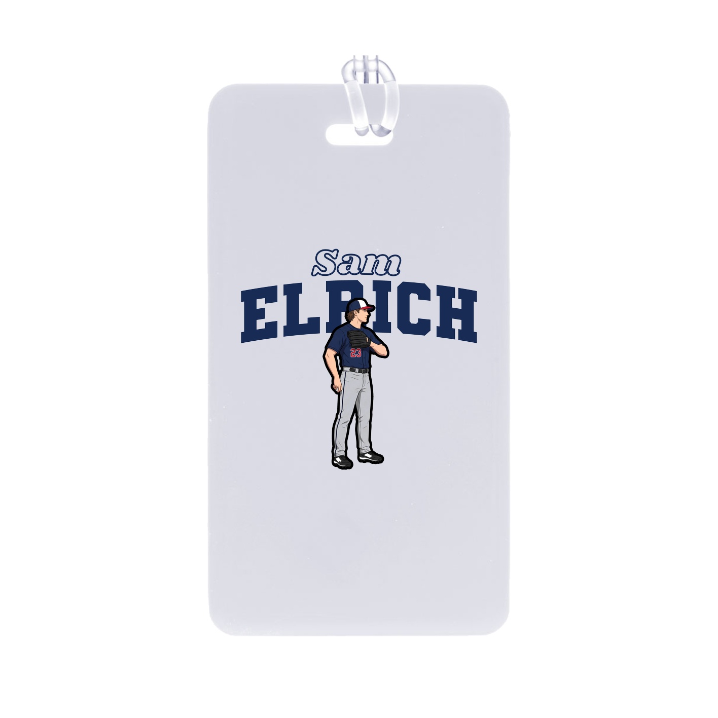 Bag Tag — Name Arch in Classic