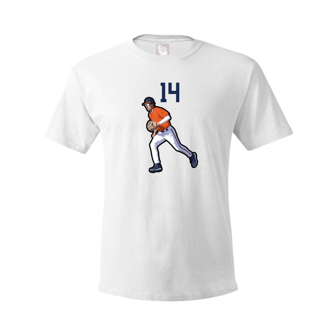 Tee — Number Top in White
