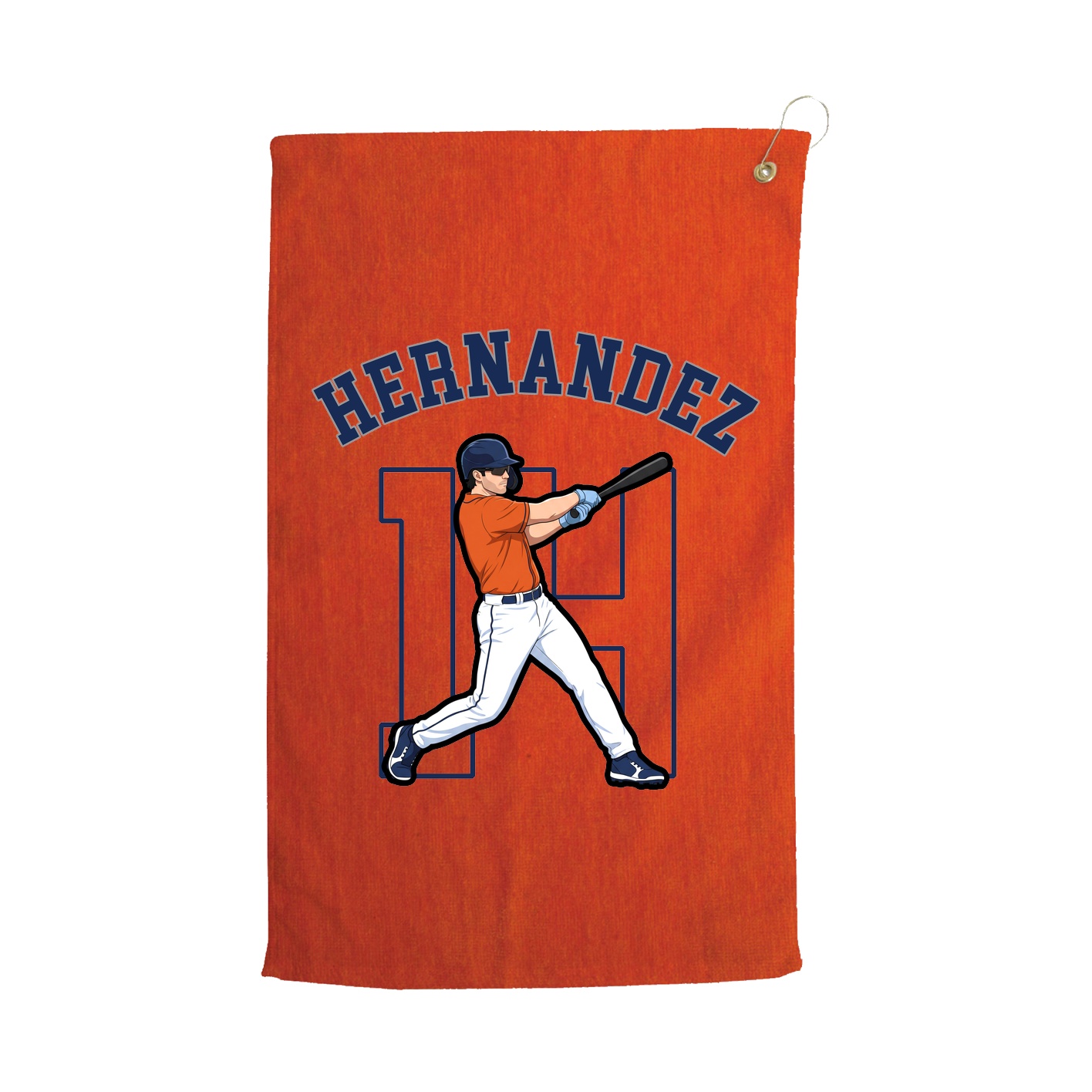 Golf Towel — Shirsey Arch in Orange