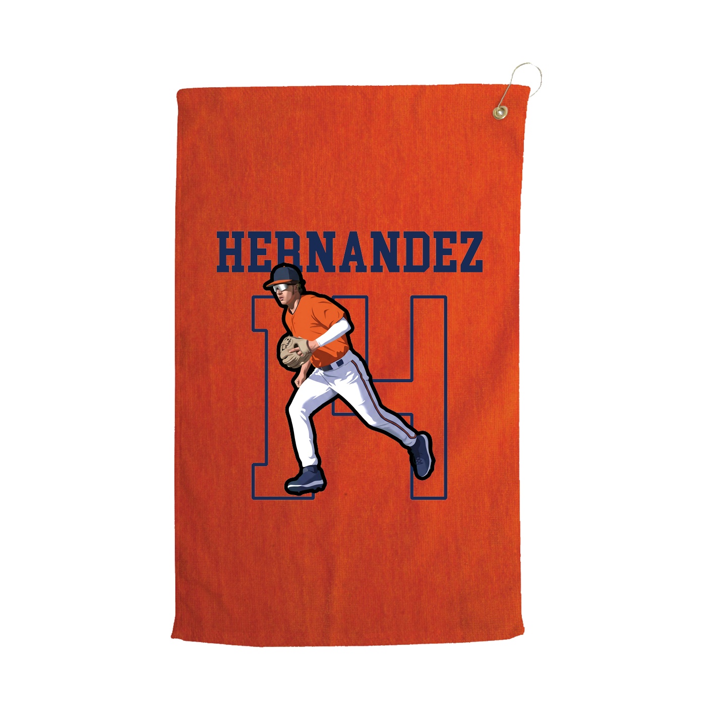 Golf Towel — Shirsey in Orange