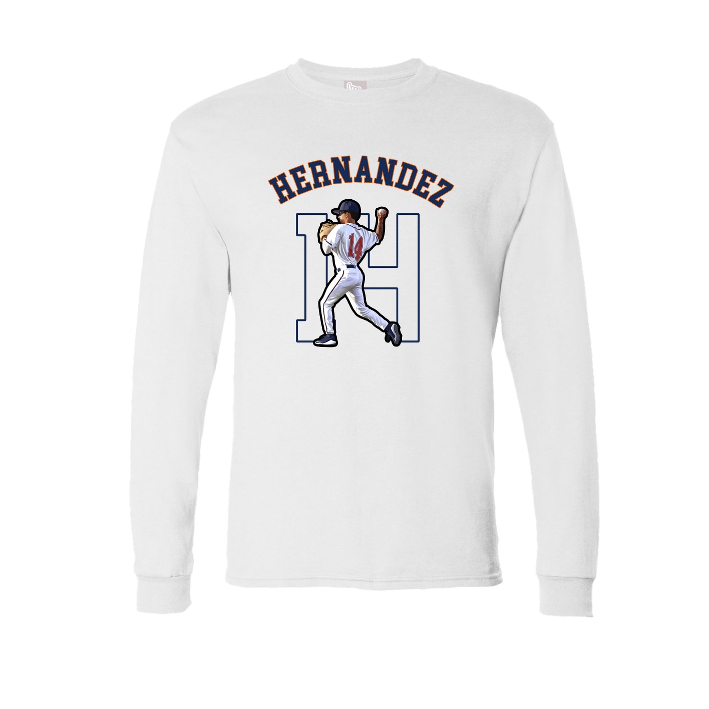 Long Sleeve Tee — Shirsey Arch in White