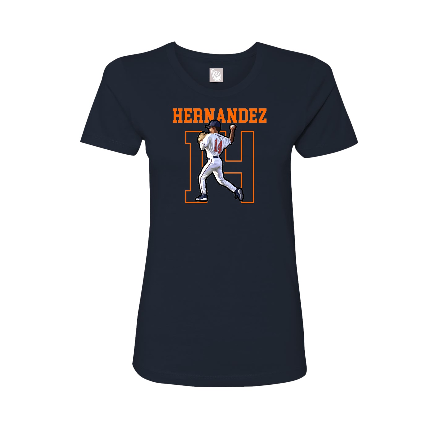 Fitted Women's Tee — Shirsey in Navy
