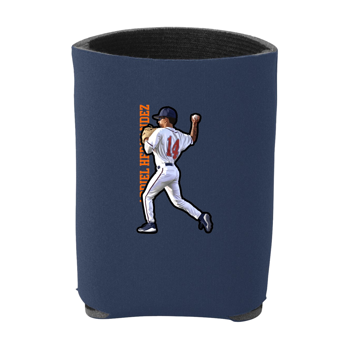 Can Holder — Name Vertical in Navy