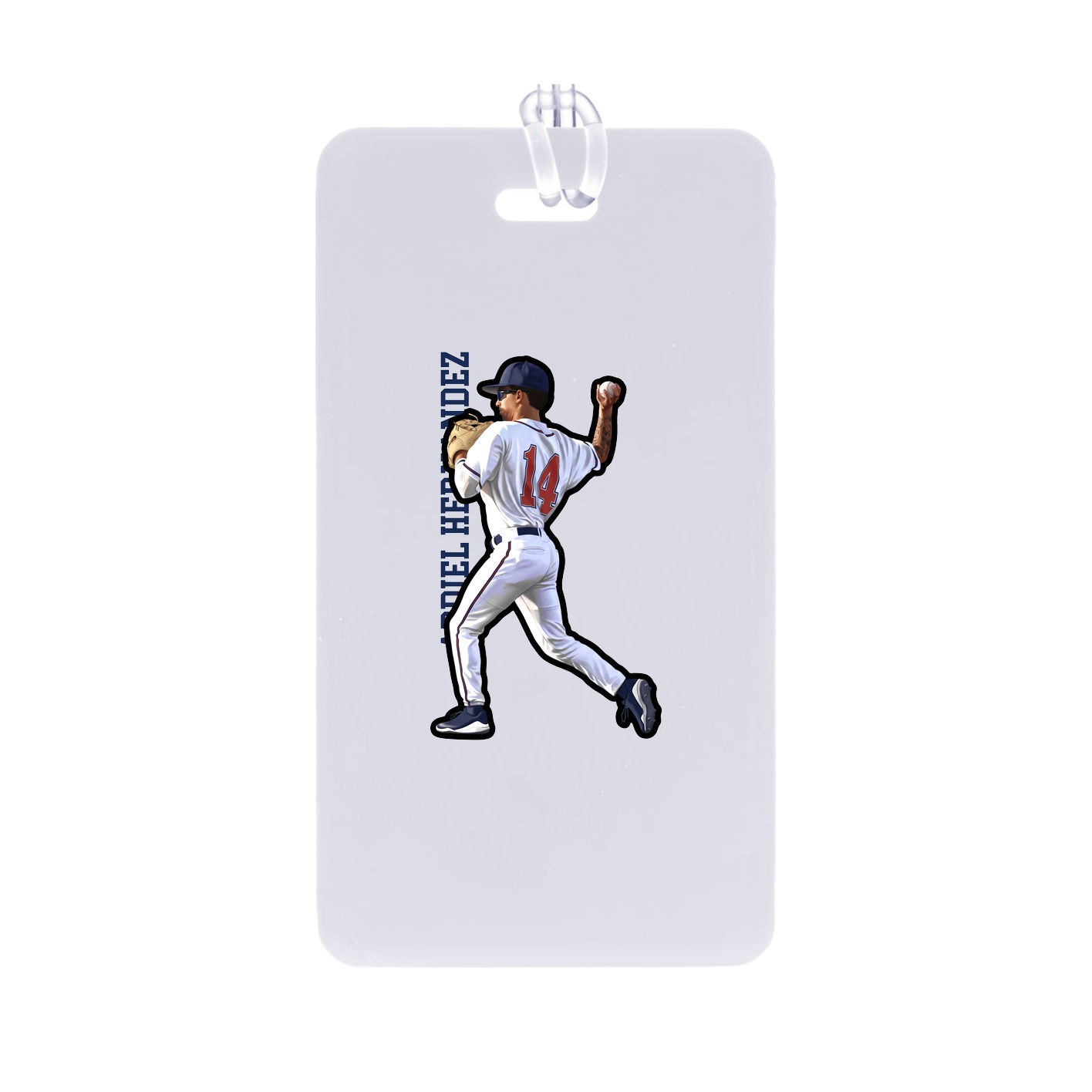 Bag Tag — Name Vertical in Classic