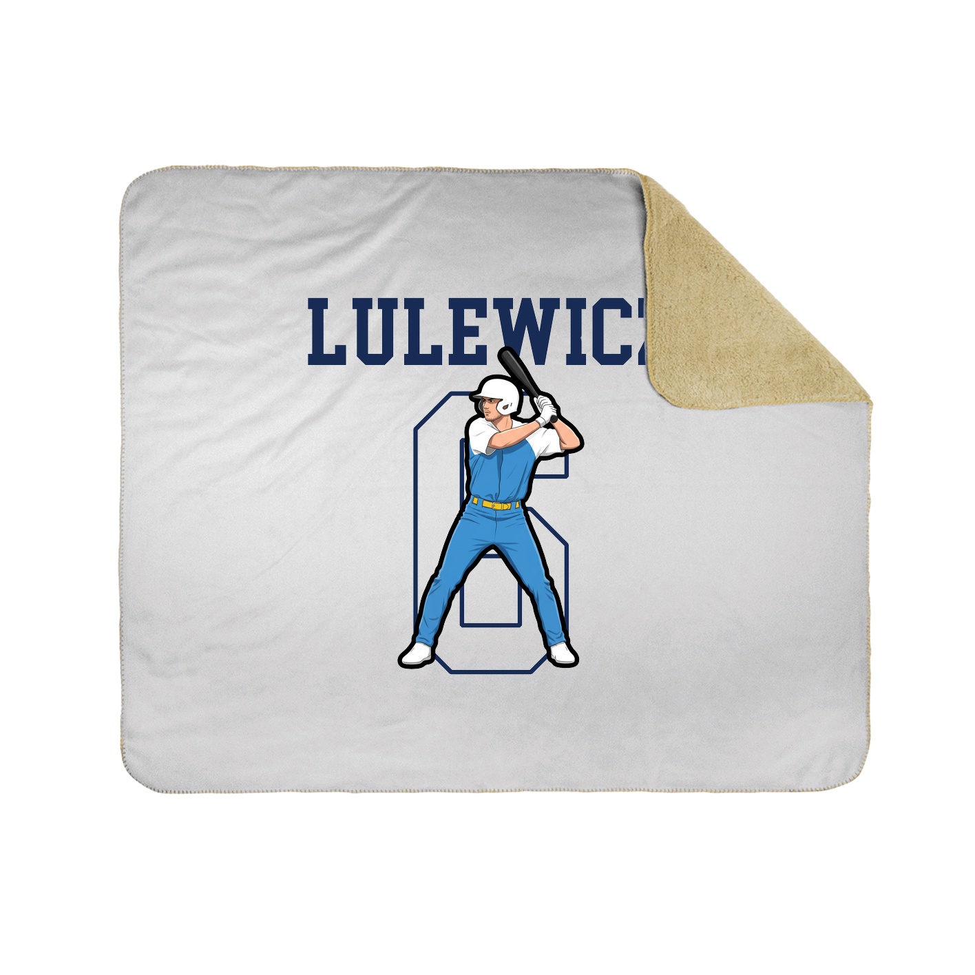 50x60 Sherpa Lined Throw Blanket