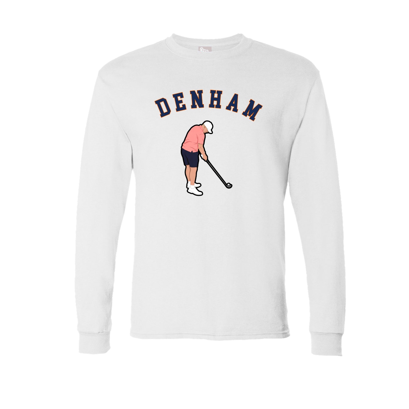 Long Sleeve Tee — Shirsey Arch in White