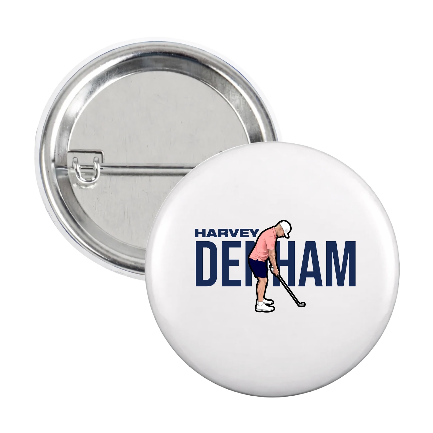 Game Day Button — Player Name in White
