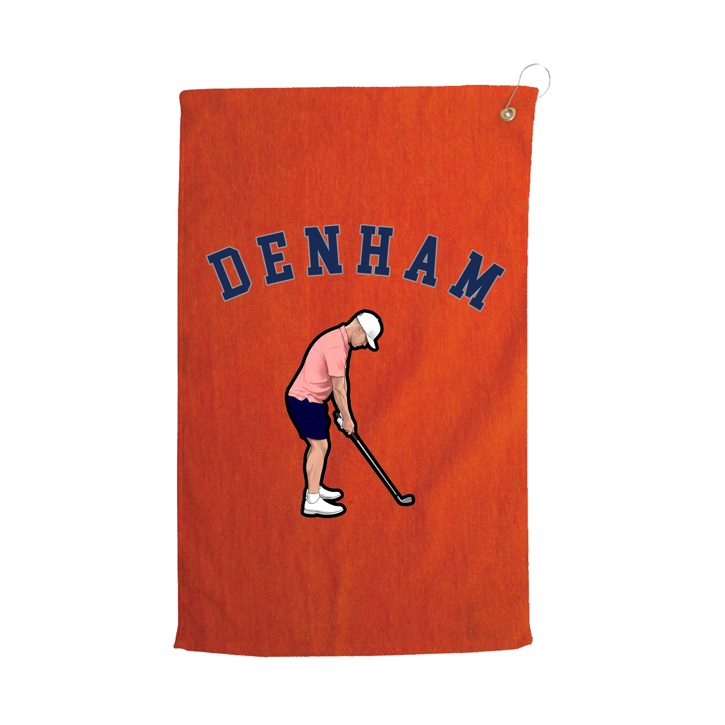 Golf Towel — Shirsey Arch in Orange