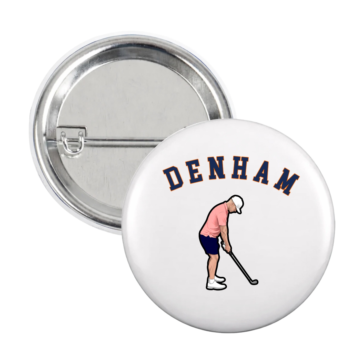 Game Day Button — Shirsey Arch in White