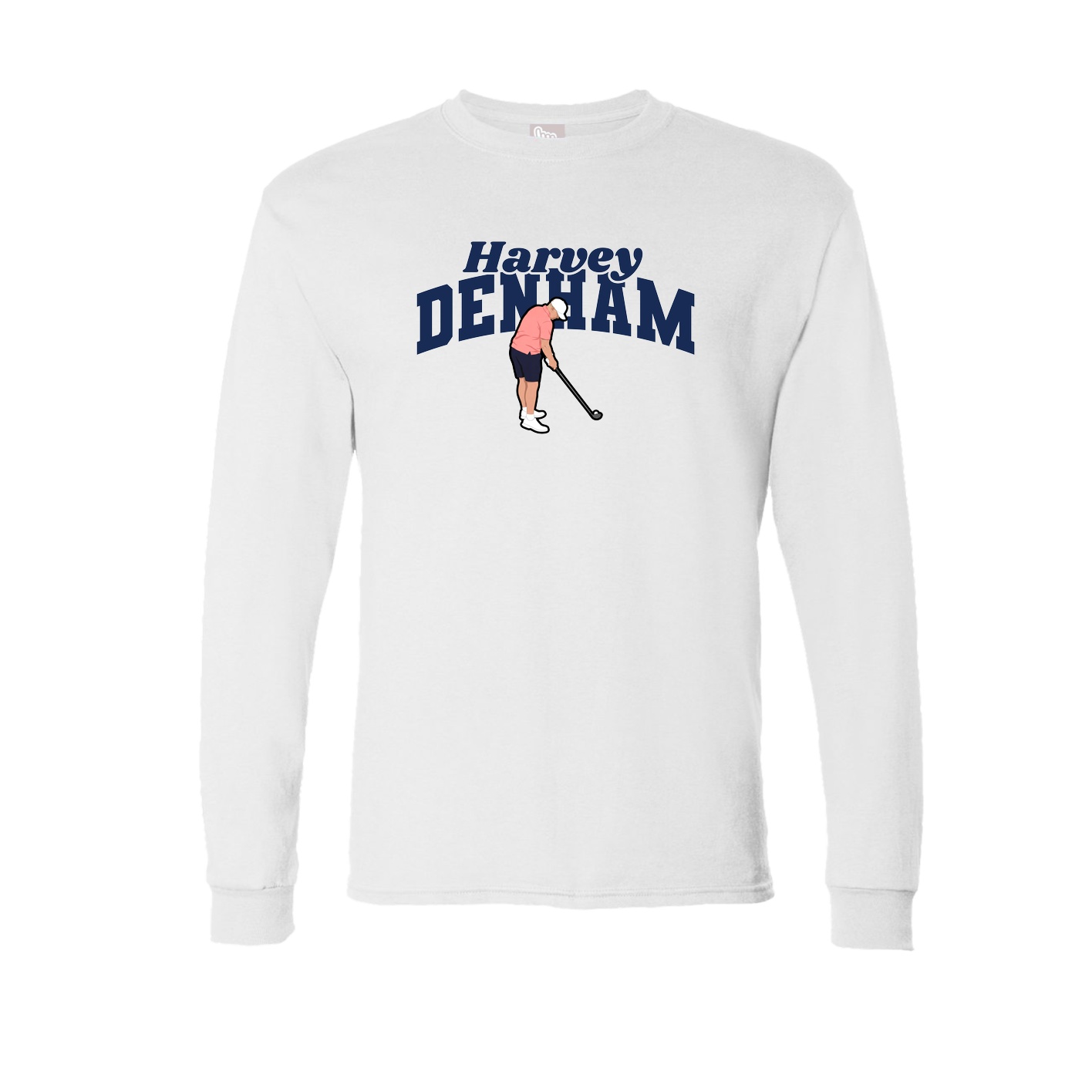 Long Sleeve Tee — Signature Arch in White