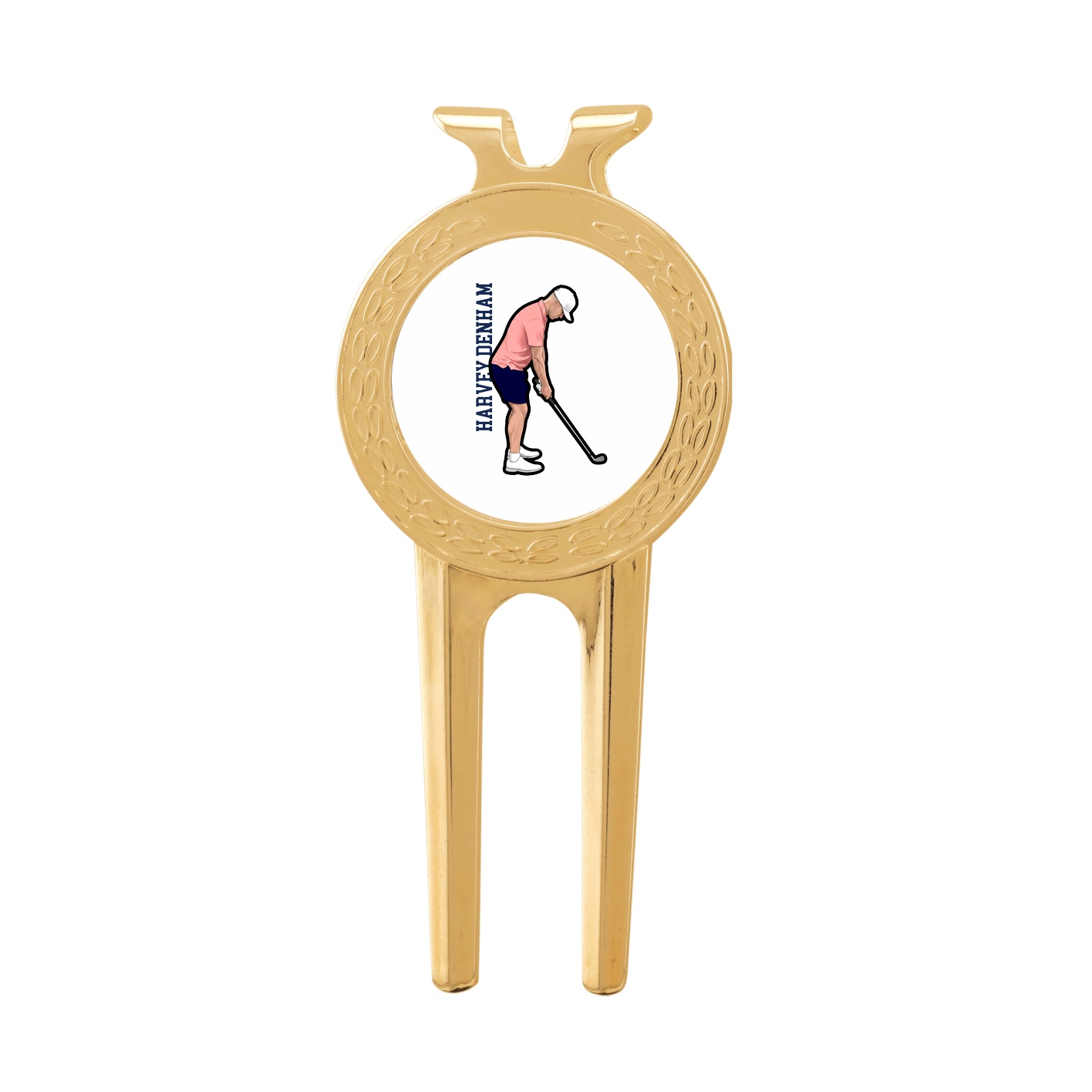 Divot Tool with Ball Marker — Name Vertical in Classic