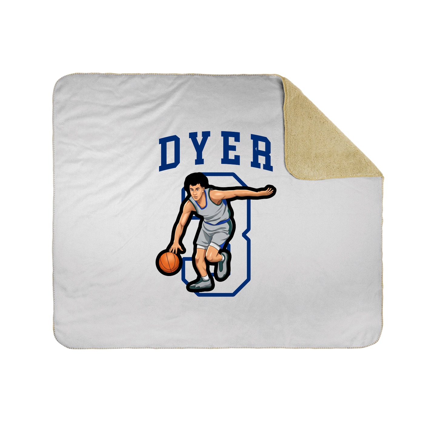 Throw Blanket — Shirsey in White