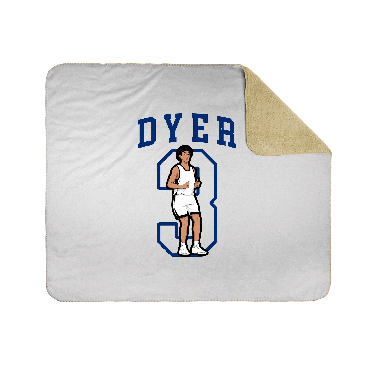 Throw Blanket — Shirsey in White