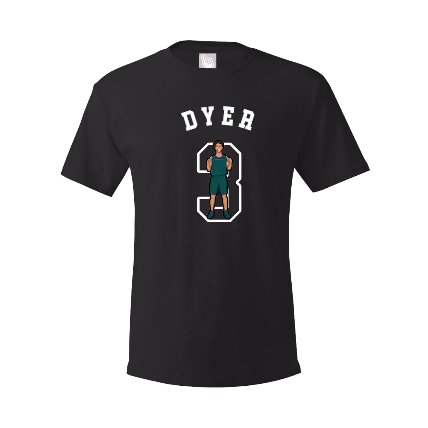 Youth Tee — Shirsey Arch in Black
