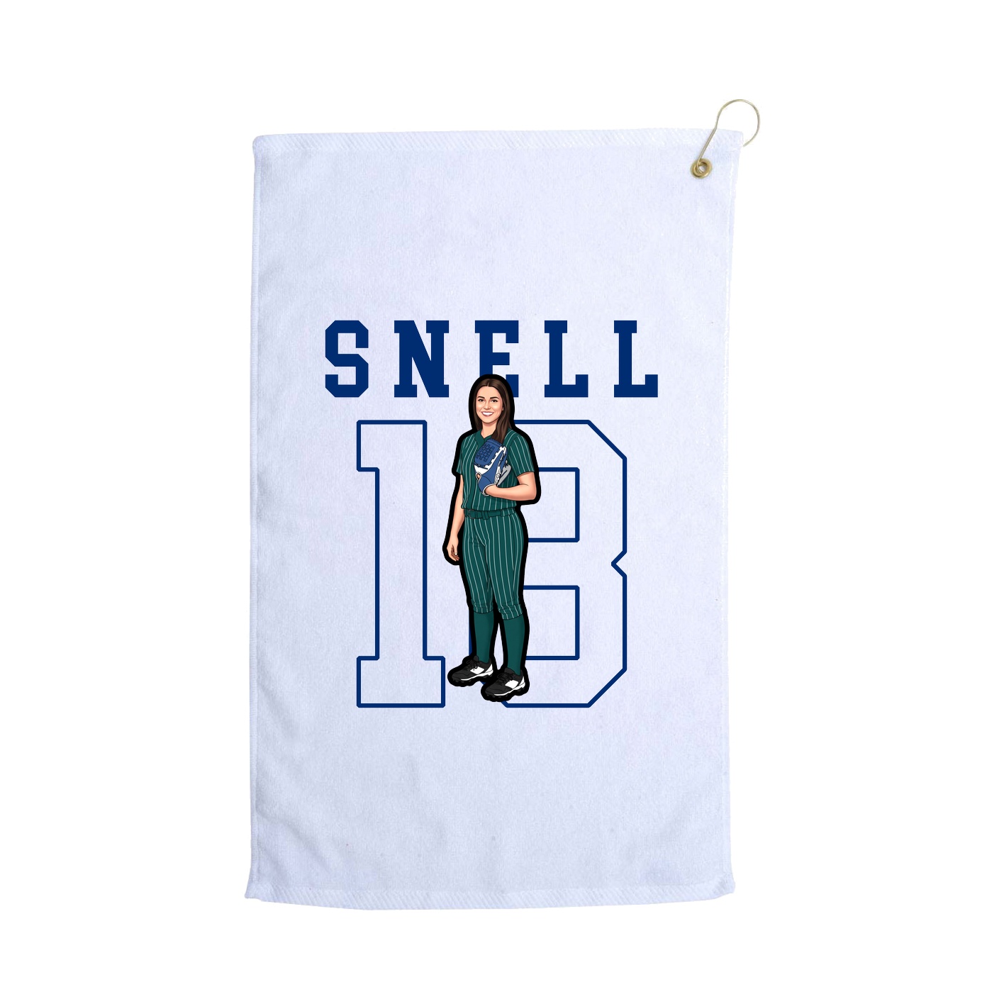 Golf Towel — Shirsey in White