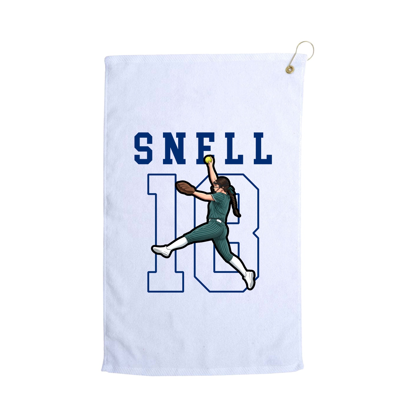 Golf Towel — Shirsey in White
