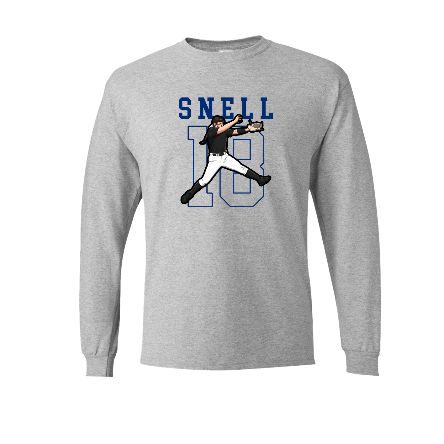 Long Sleeve Tee — Shirsey in Grey