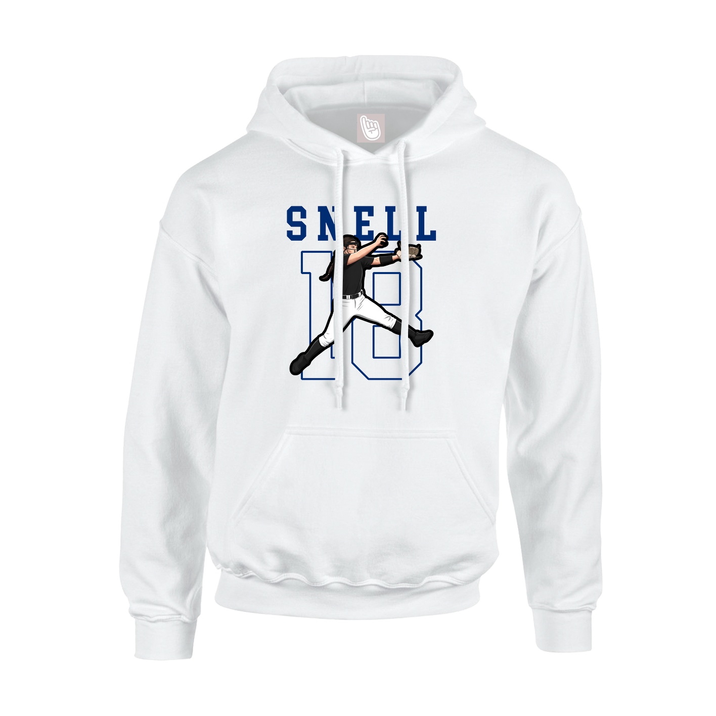 Hoodie — Shirsey in White