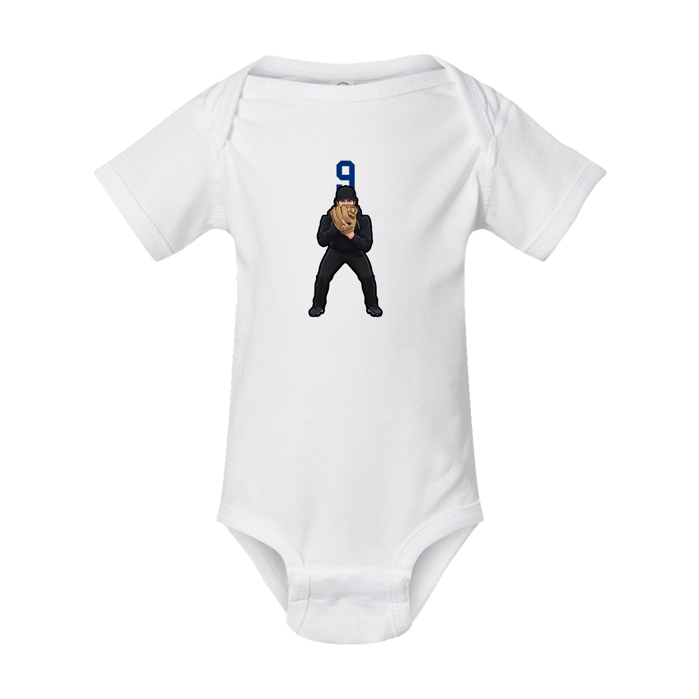 Baby Onesie — Number Top in White
