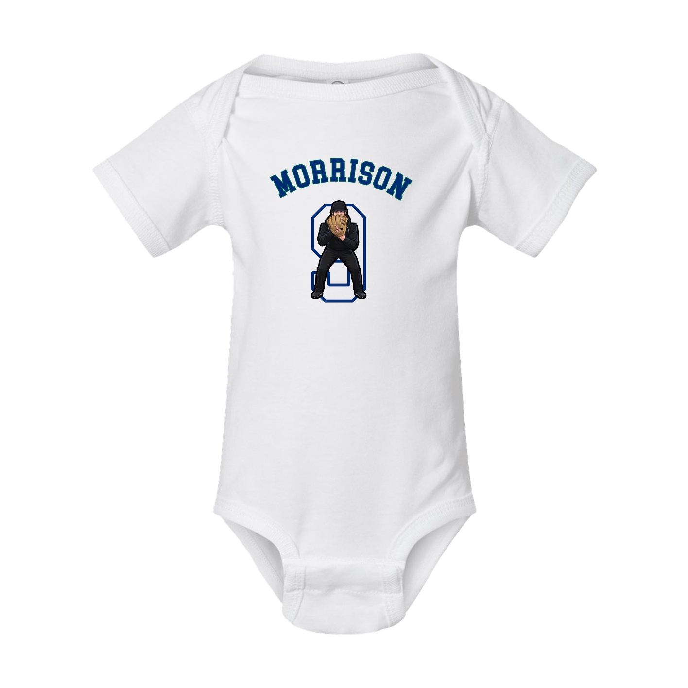Baby Onesie — Shirsey Arch in White