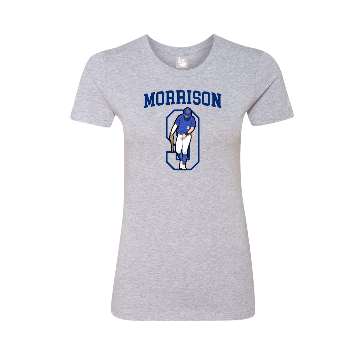 Fitted Women's Tee — Shirsey in Grey