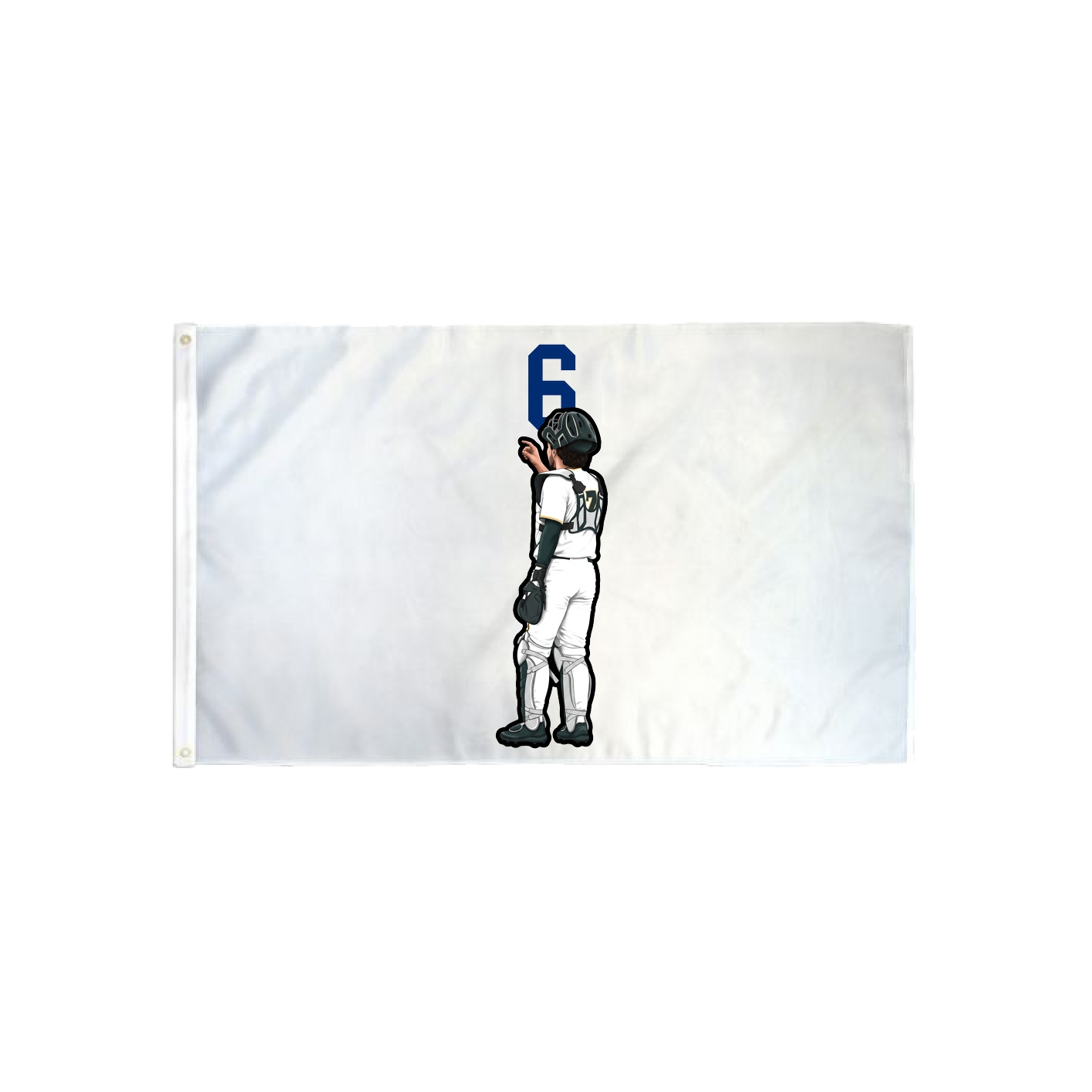 3x5 Flag — Number Top in Classic