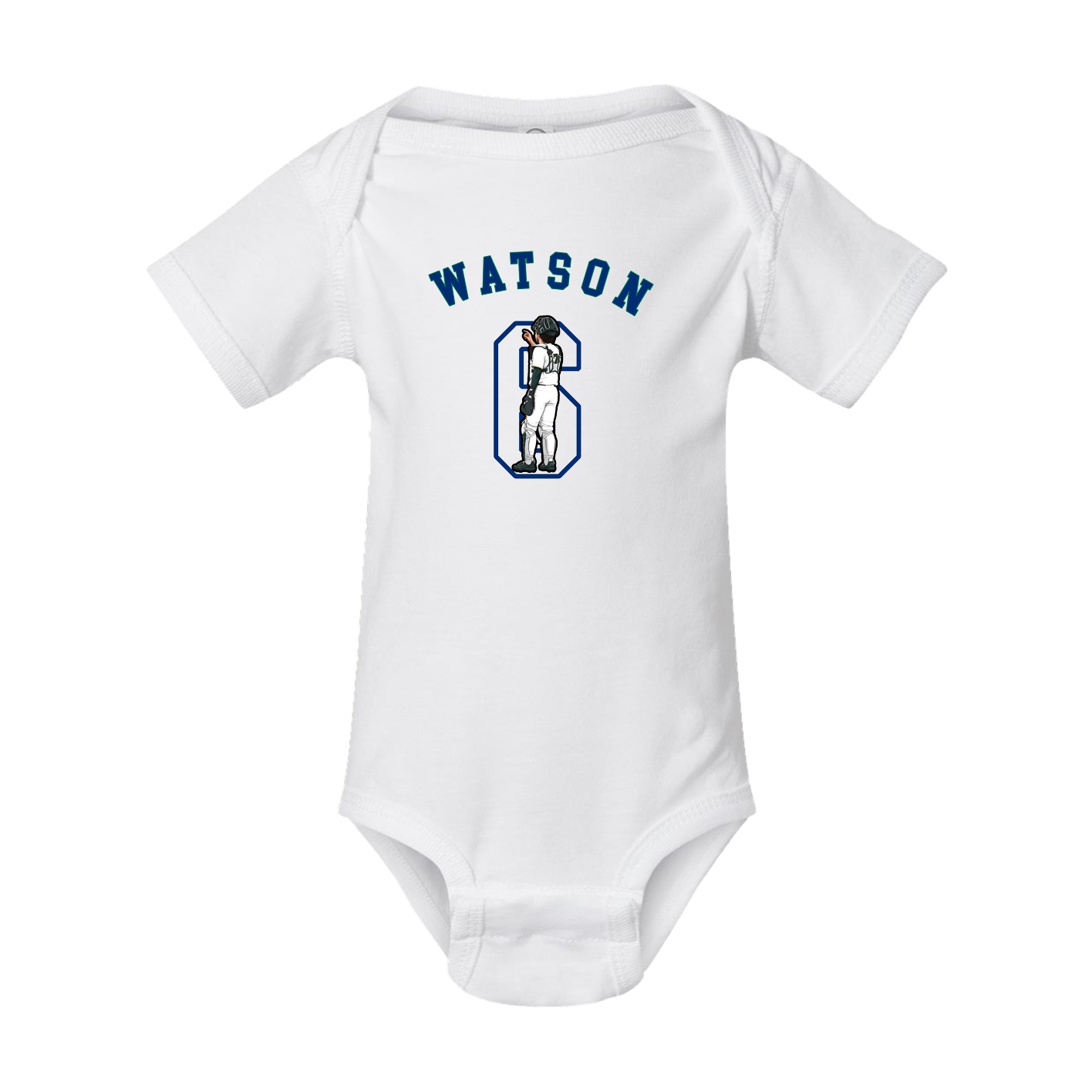 Baby Onesie — Shirsey Arch in White