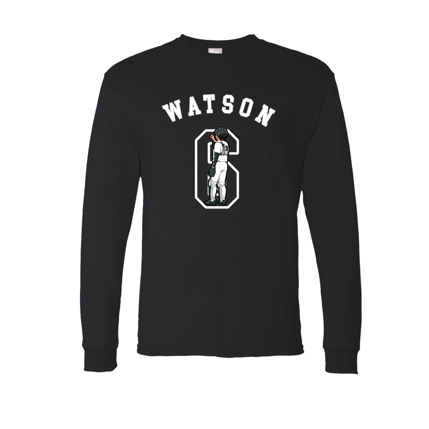 Long Sleeve Tee — Shirsey Arch in Black