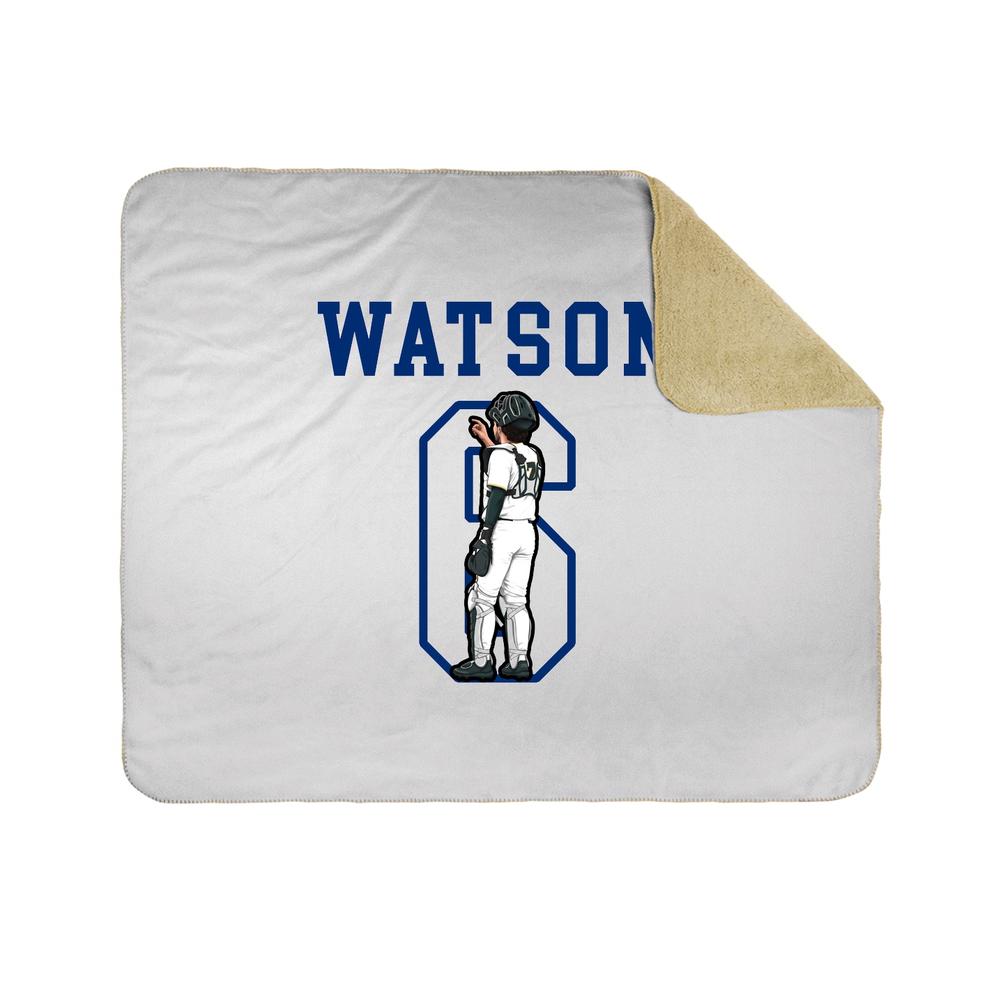 Throw Blanket — Shirsey in White