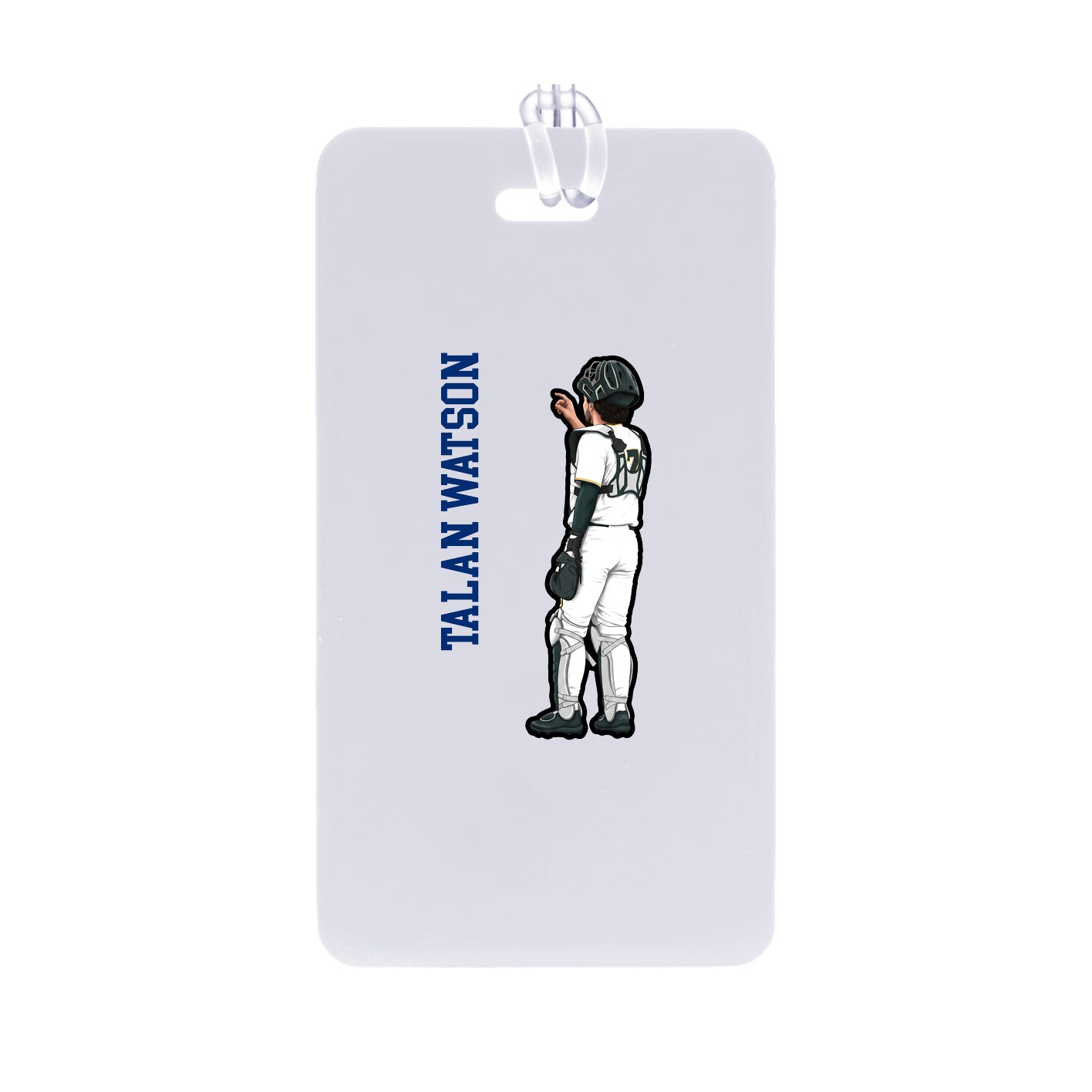 Bag Tag — Name Vertical in Classic