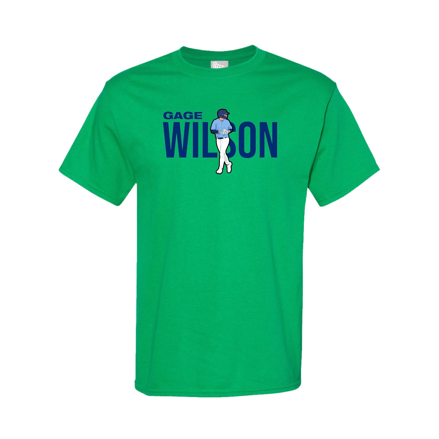 Youth Tee — Player Name in Green