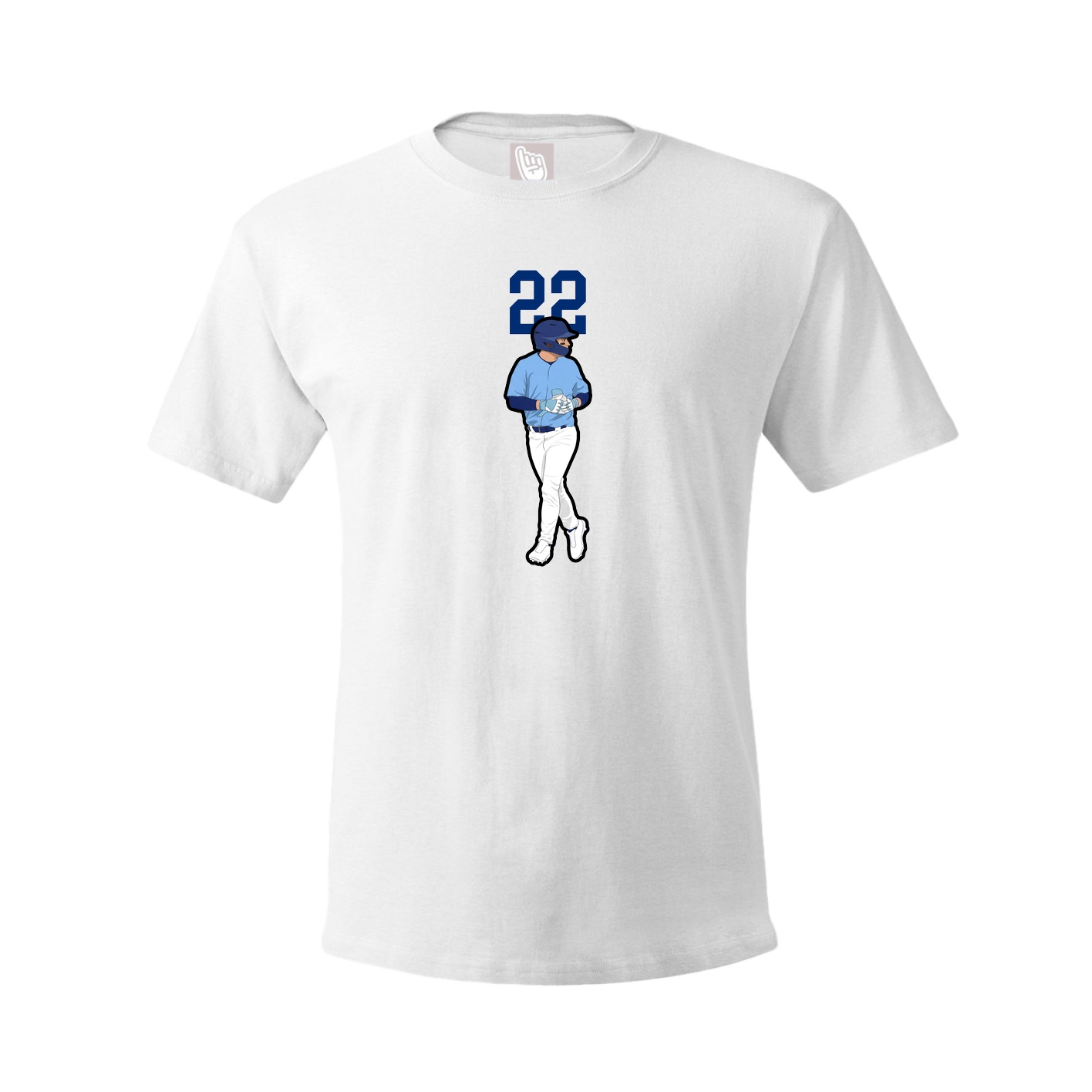 Tee — Number Top in White
