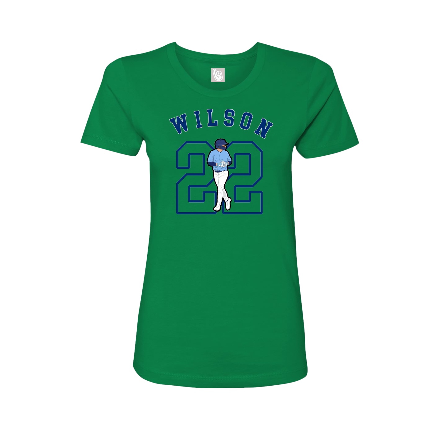 Fitted Women's Tee — Shirsey Arch in Green