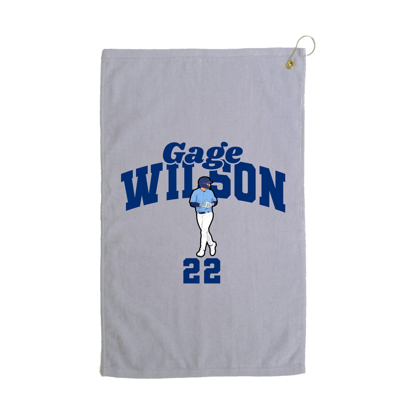 Golf Towel — Signature Arch in Grey
