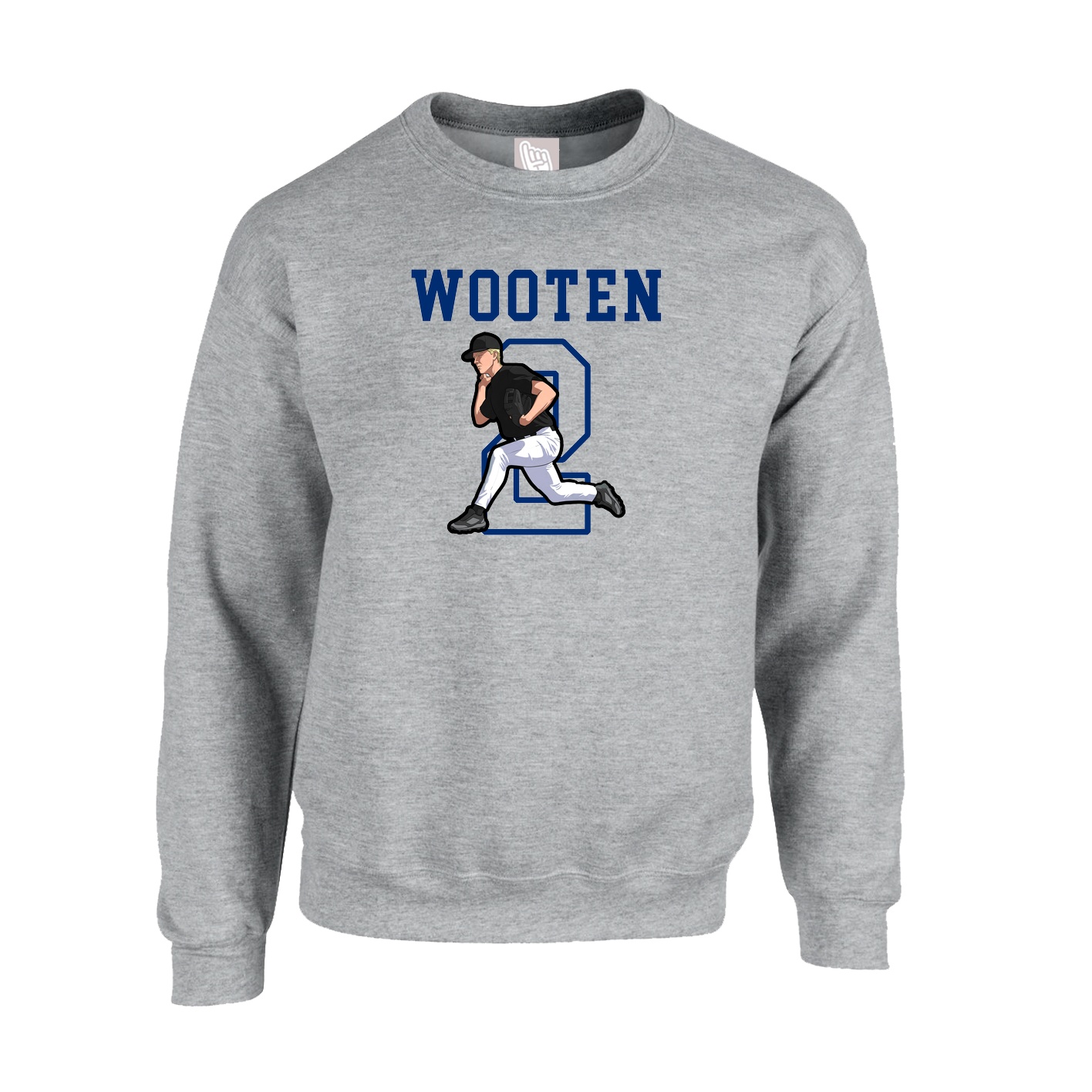 Fleece Crew — Shirsey in Grey