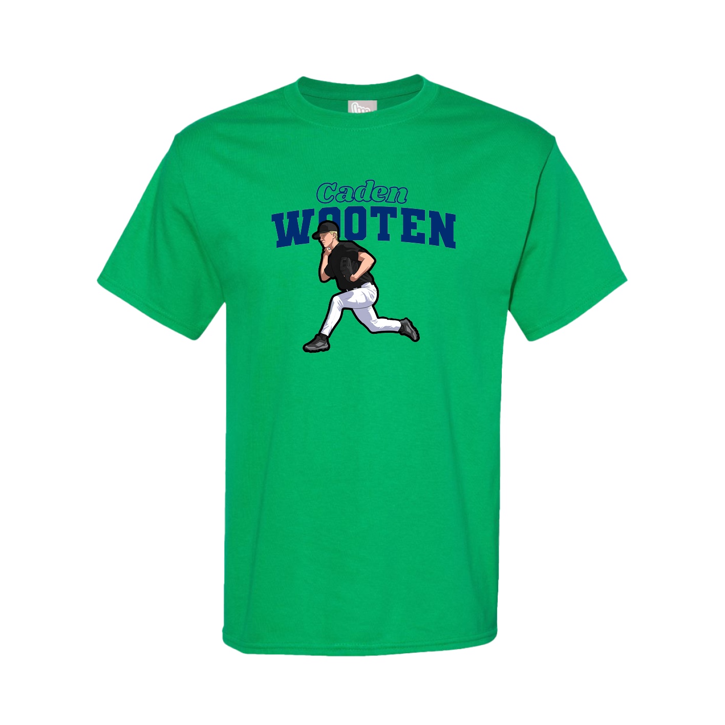 Youth Tee — Name Arch in Green