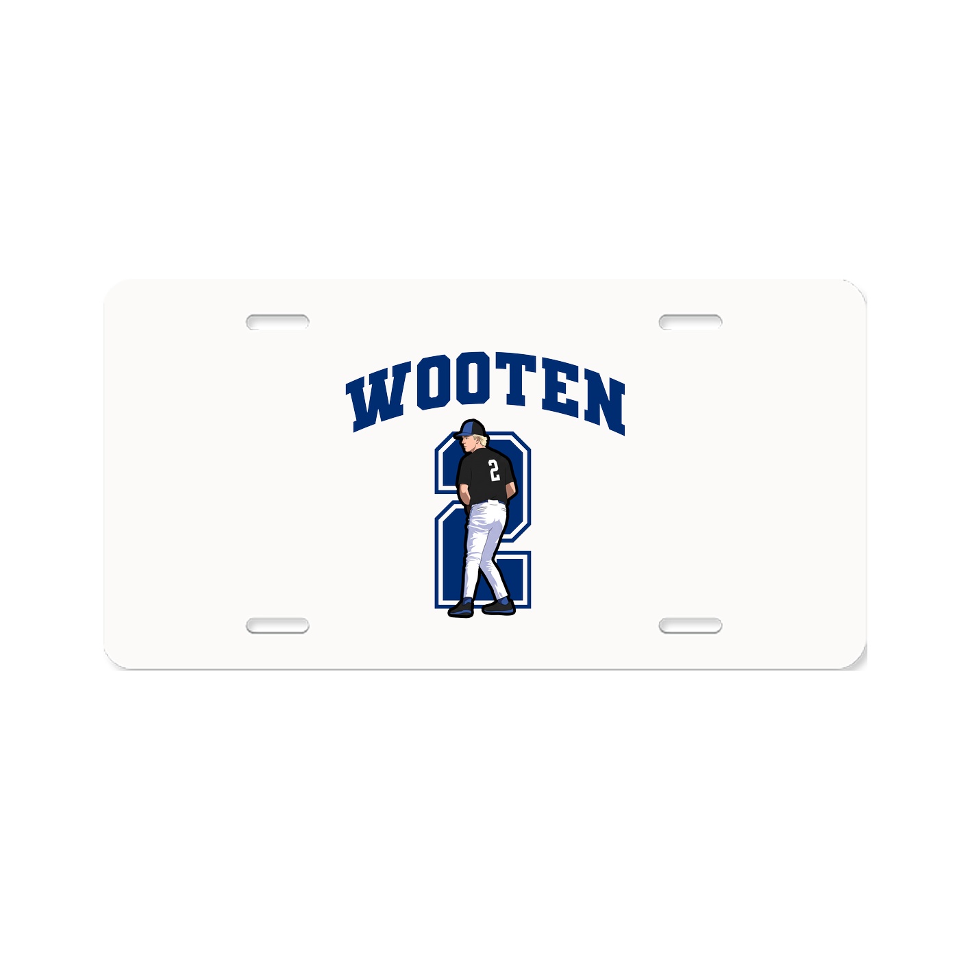 License Plate — Number in Classic