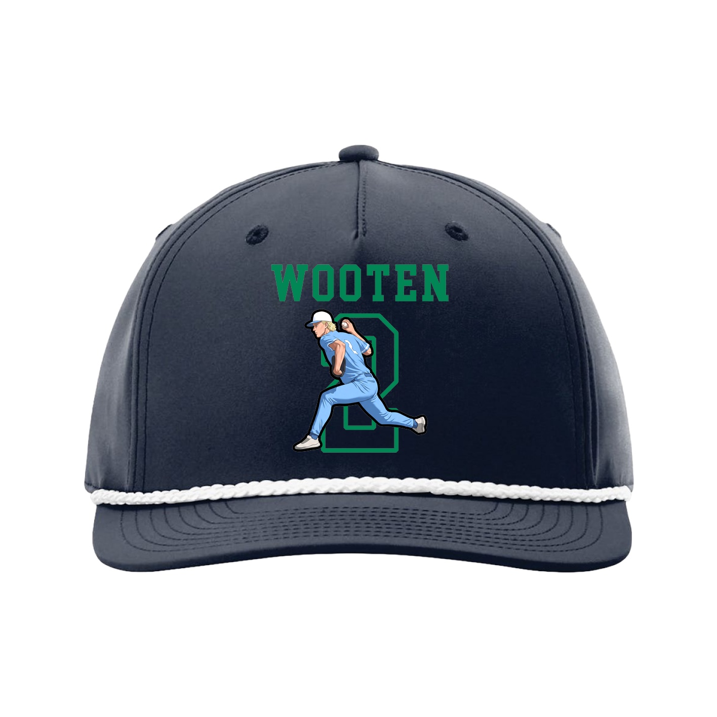 Five-Panel Classic Rope Cap — Shirsey in Navy