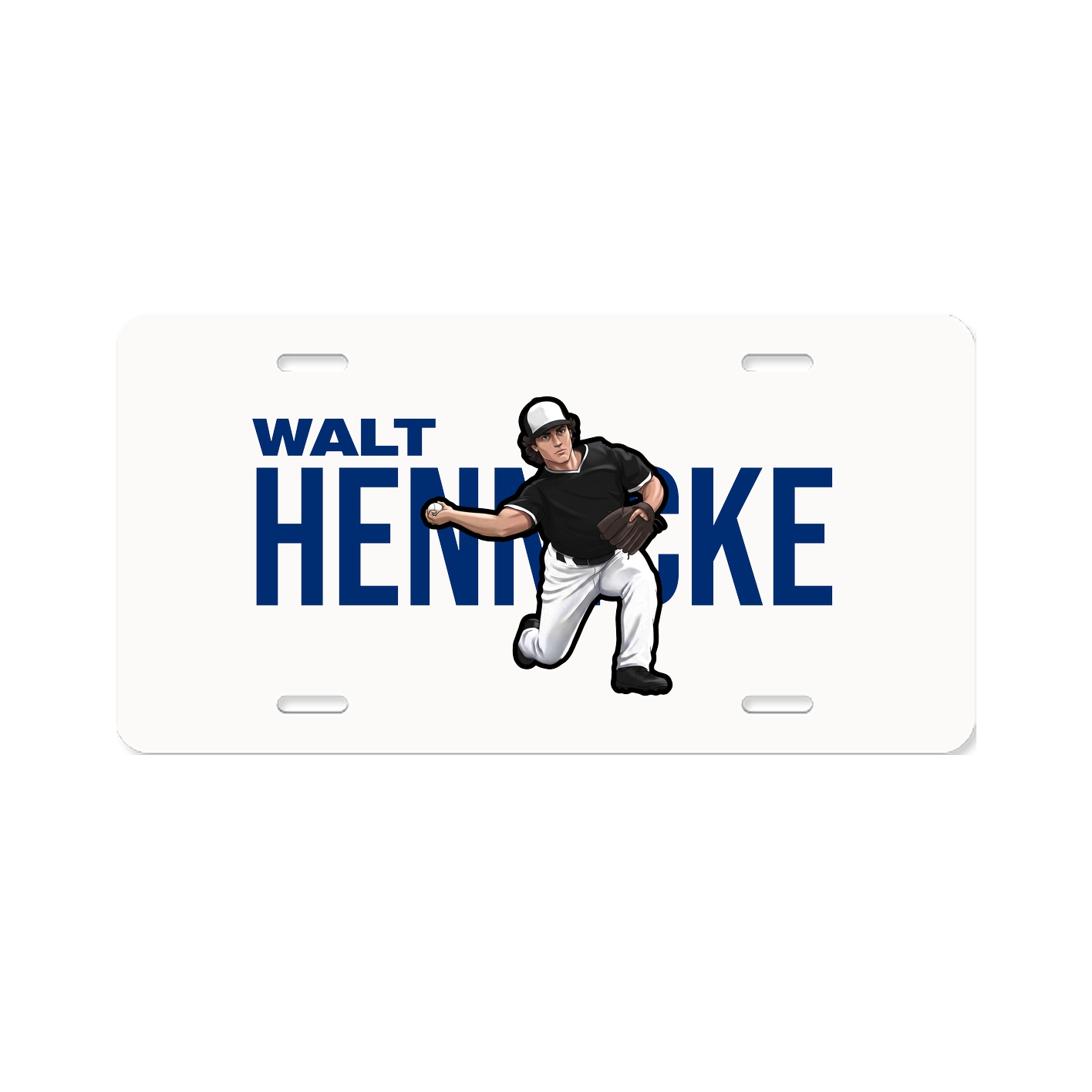 License Plate — Player Name in Classic