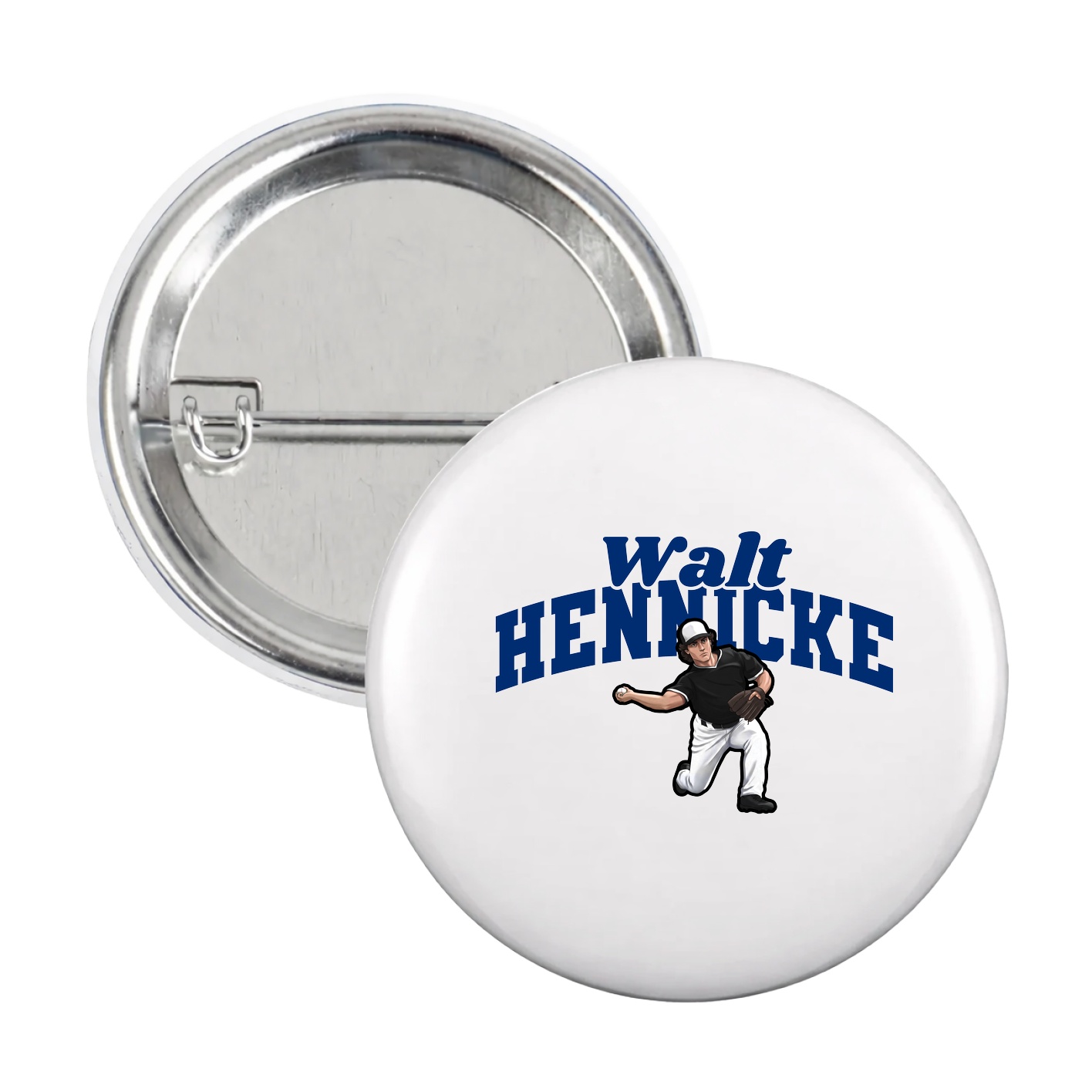 Game Day Button — Signature Arch in White