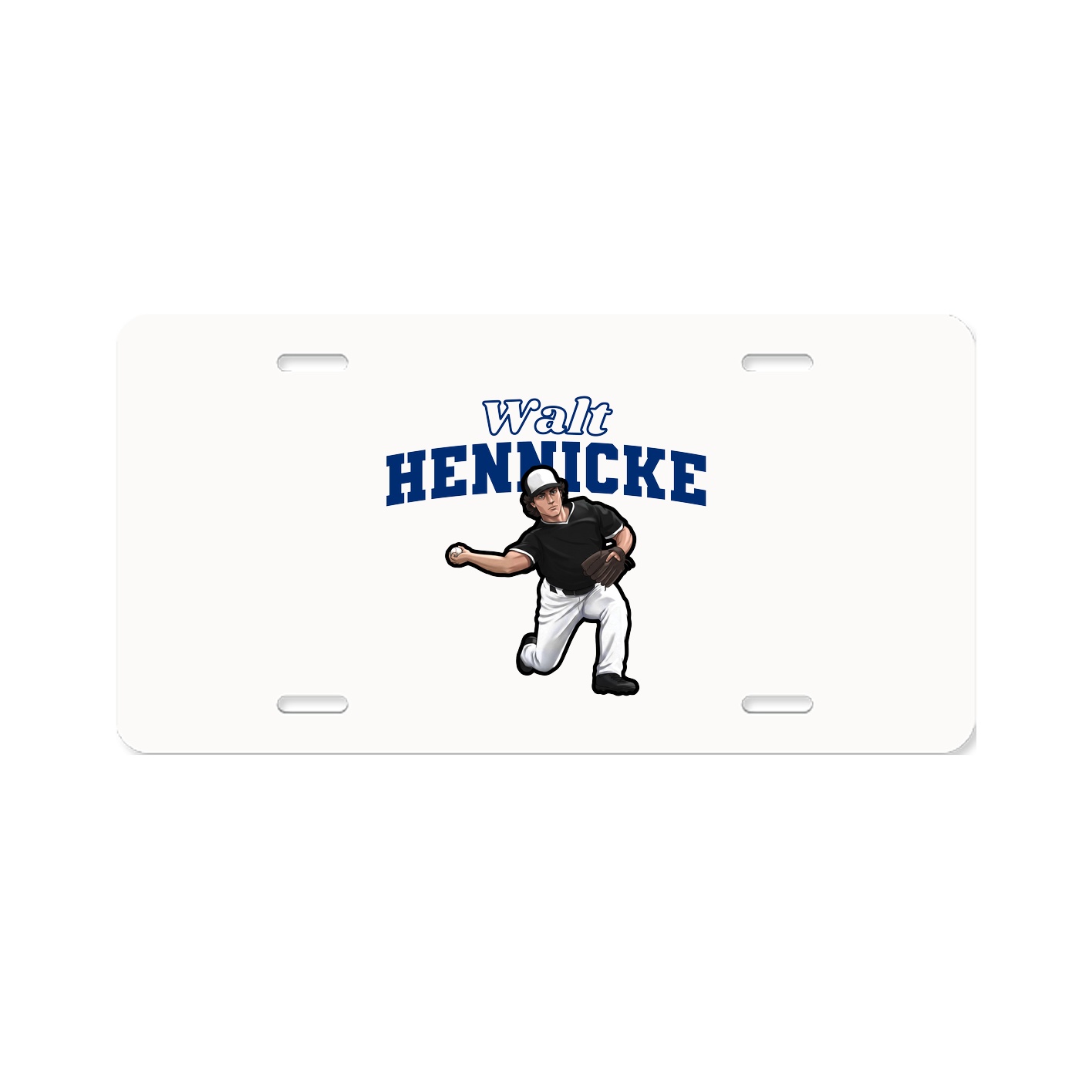 License Plate — Name Arch in Classic