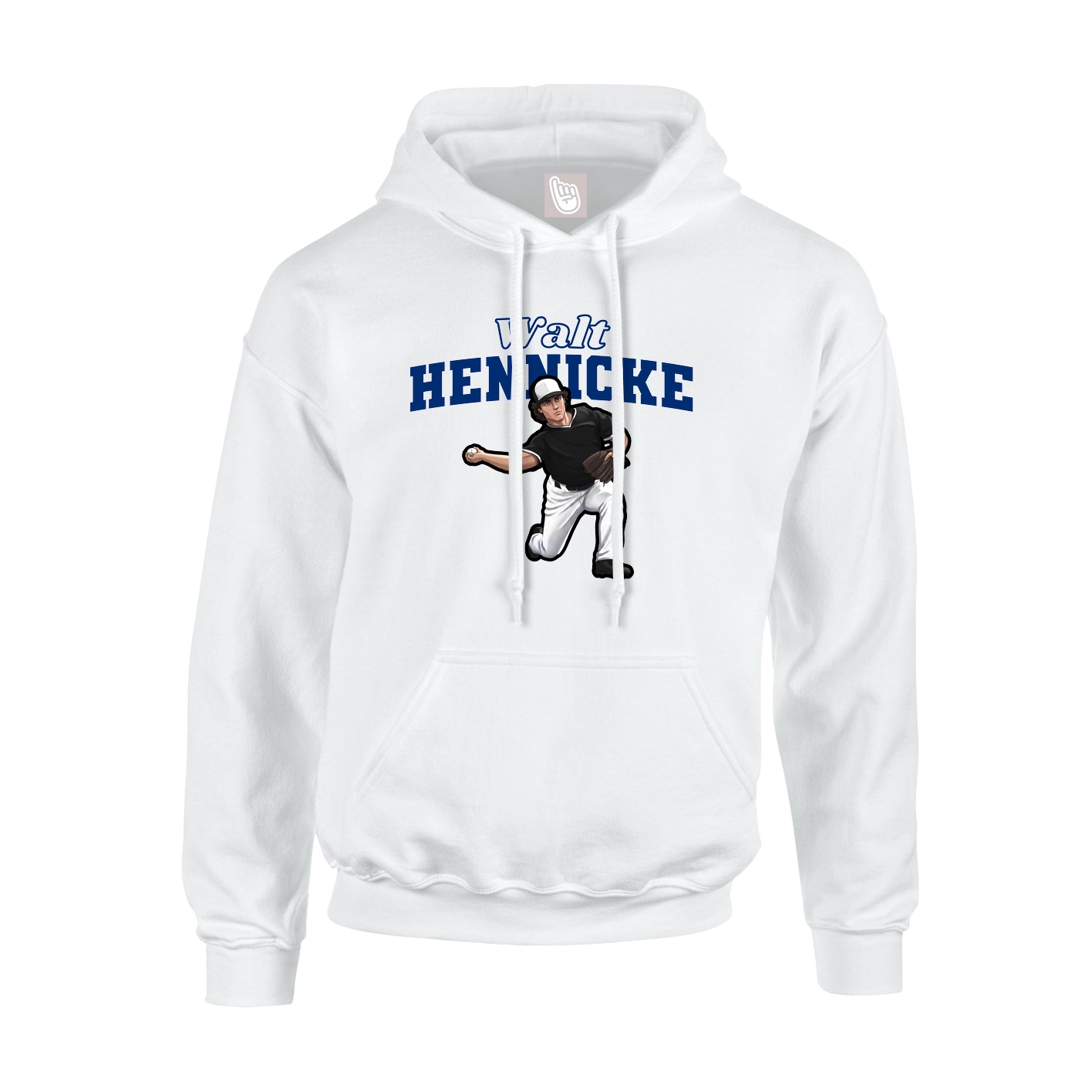 Hoodie — Name Arch in White