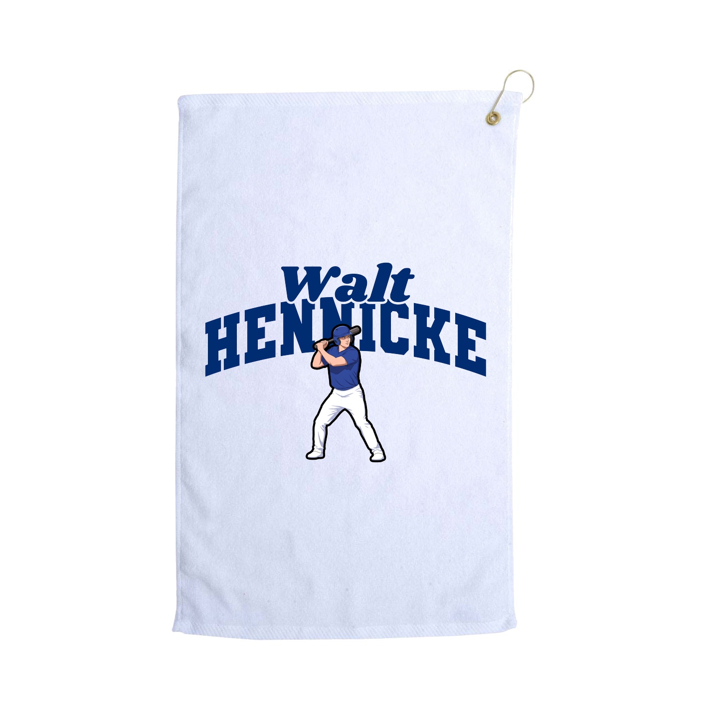 Golf Towel — Signature Arch in White