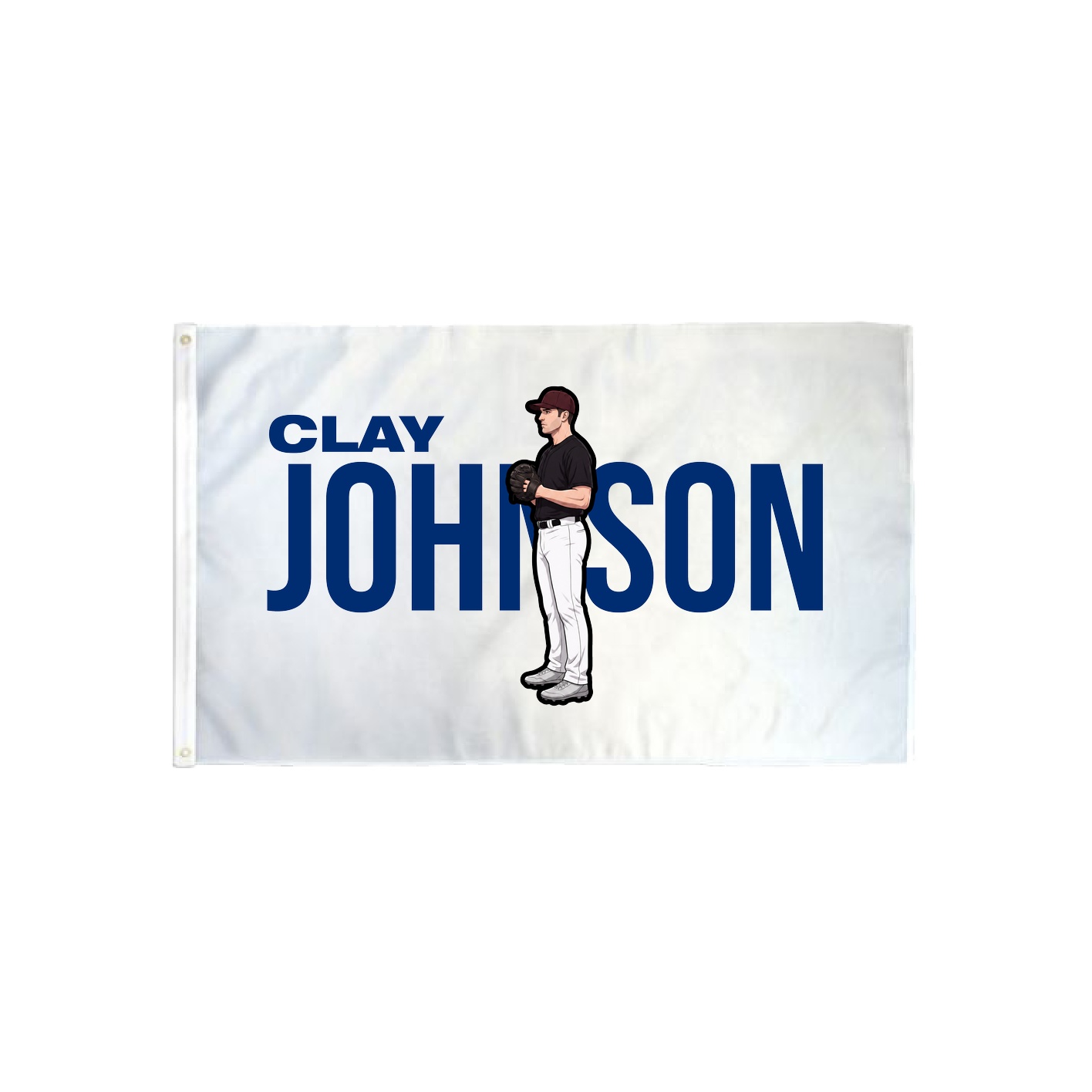 3x5 Flag — Player Name in Classic