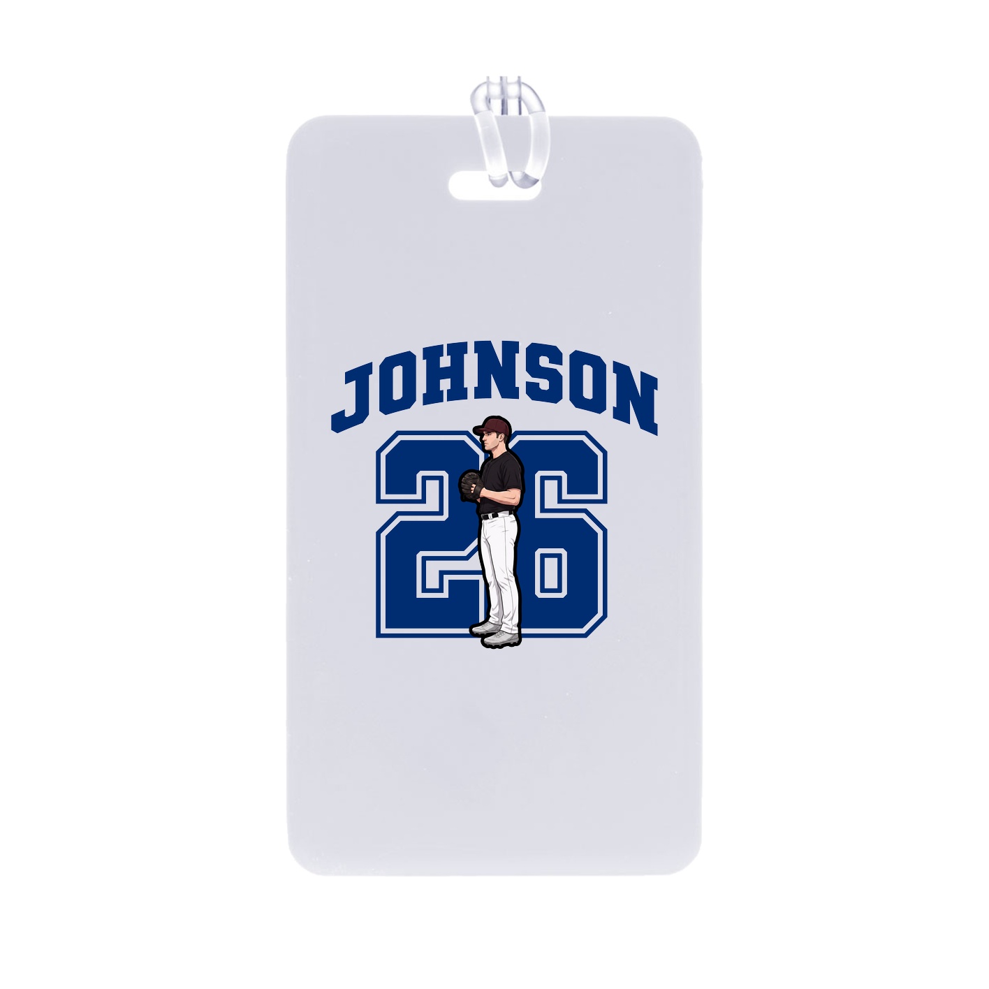 Bag Tag — Number in Classic