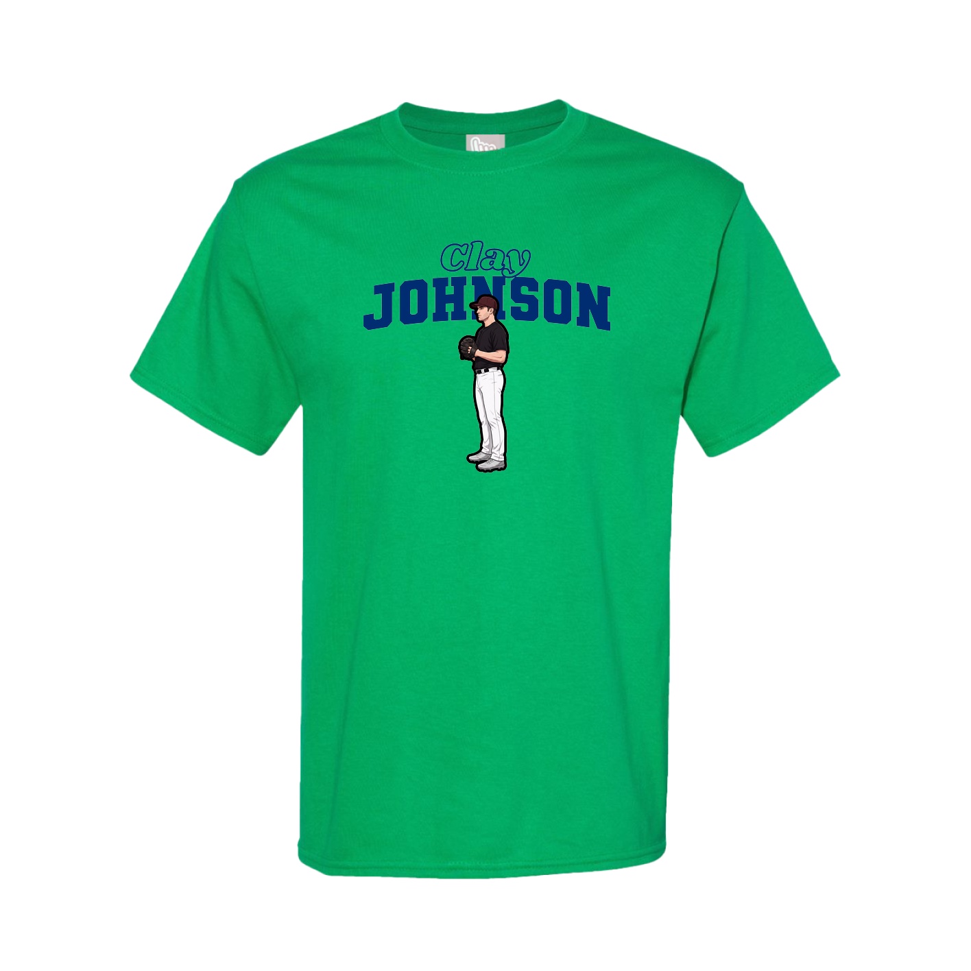 Youth Tee — Name Arch in Green