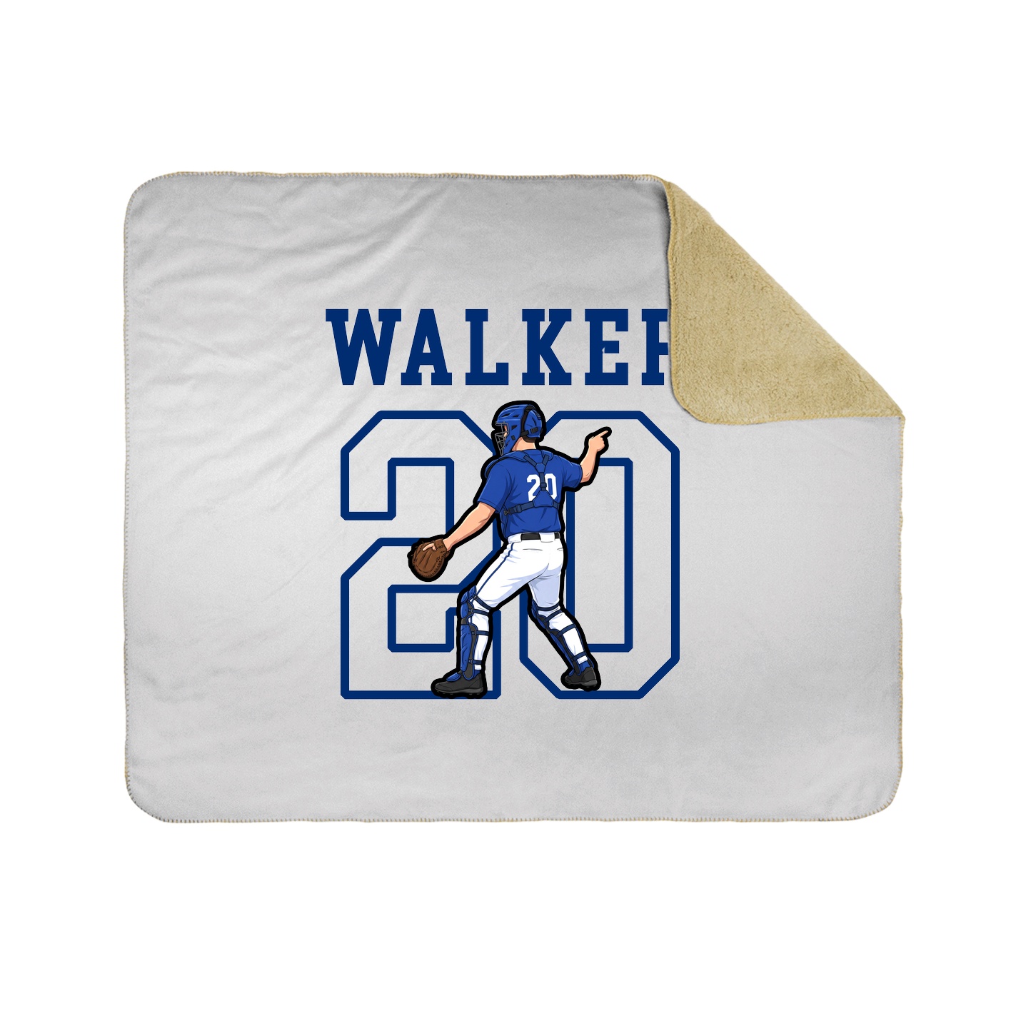 Throw Blanket — Shirsey in White